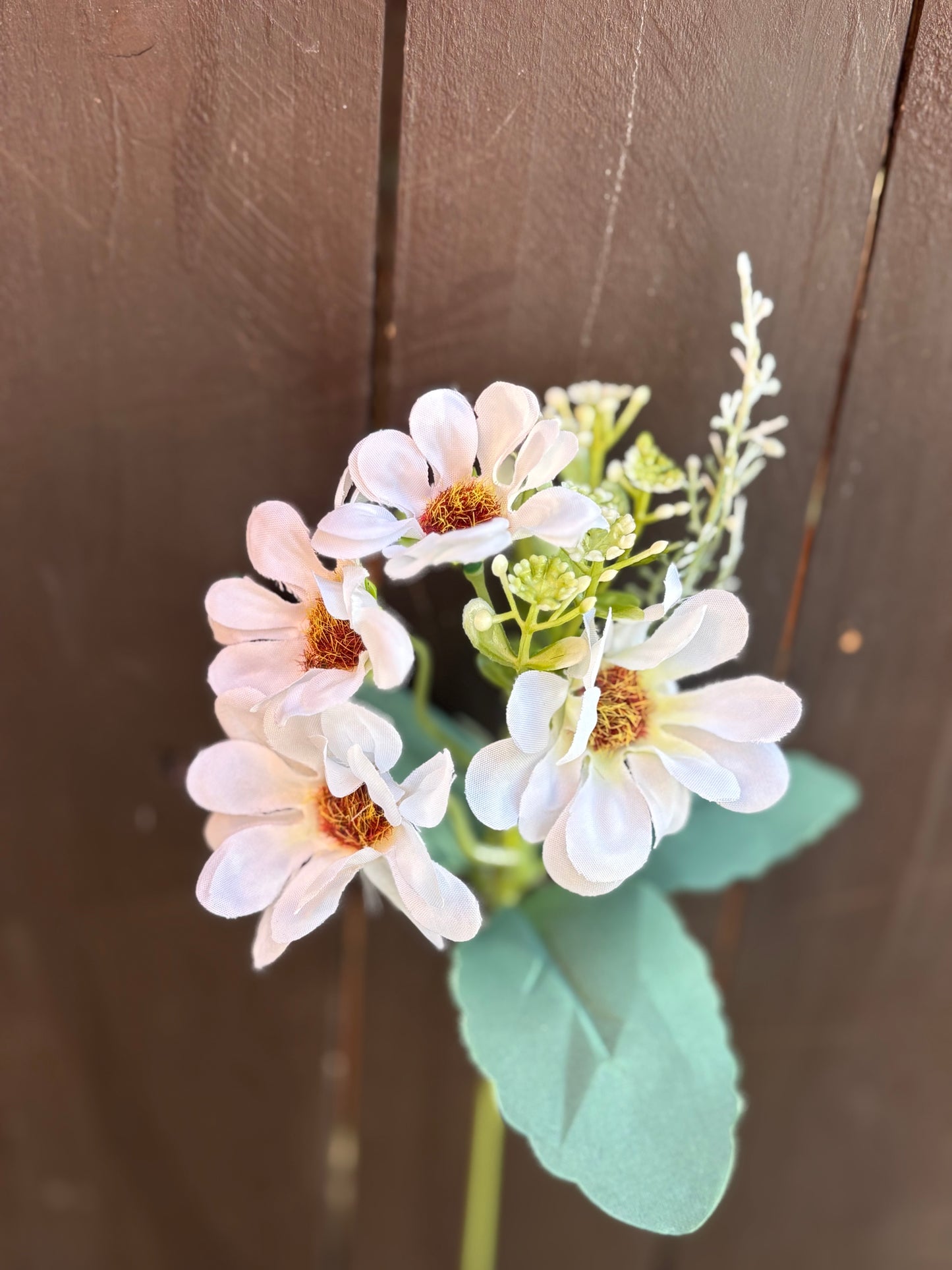 LONG STEM DAISY SPRIG WHITE