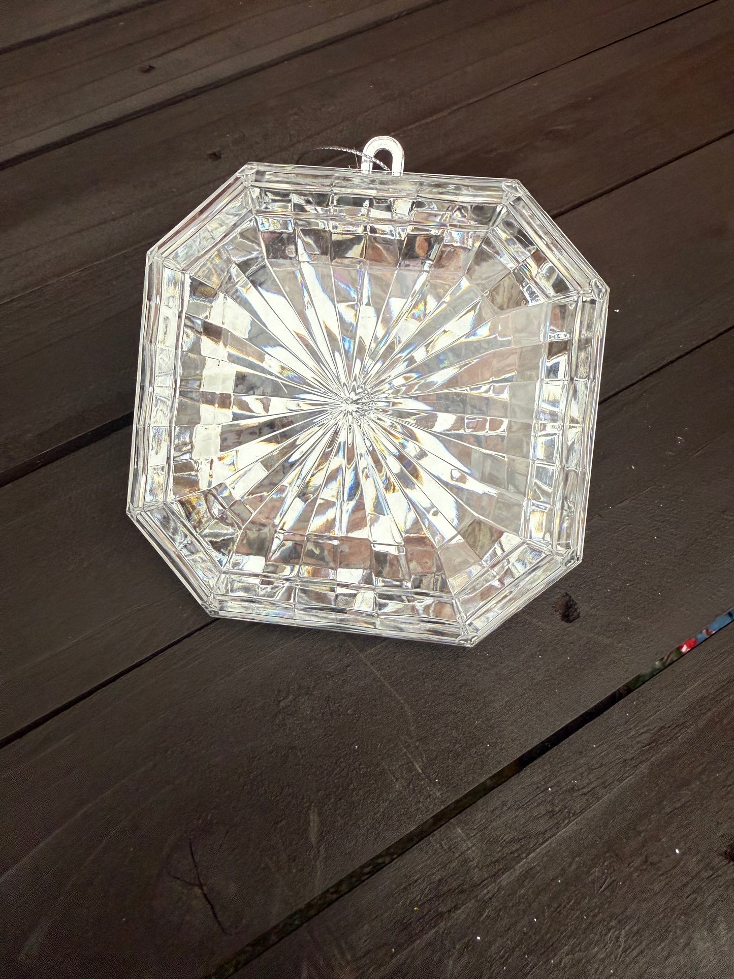 SQUARE JEWEL 4.5" X 4.75" X 2" SILVER