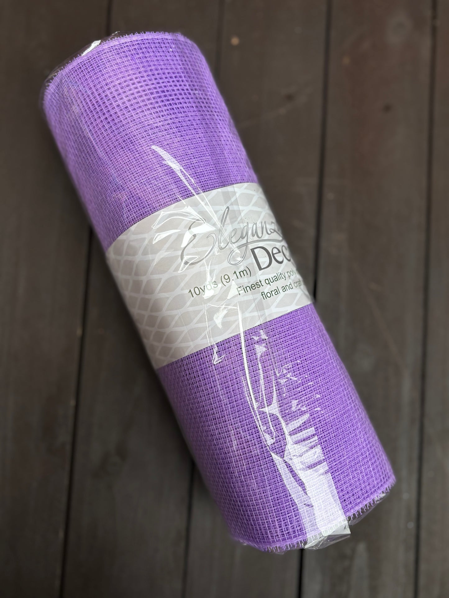 PLAIN DECOMESH LILAC 25cm x 9.1m (10 yards)