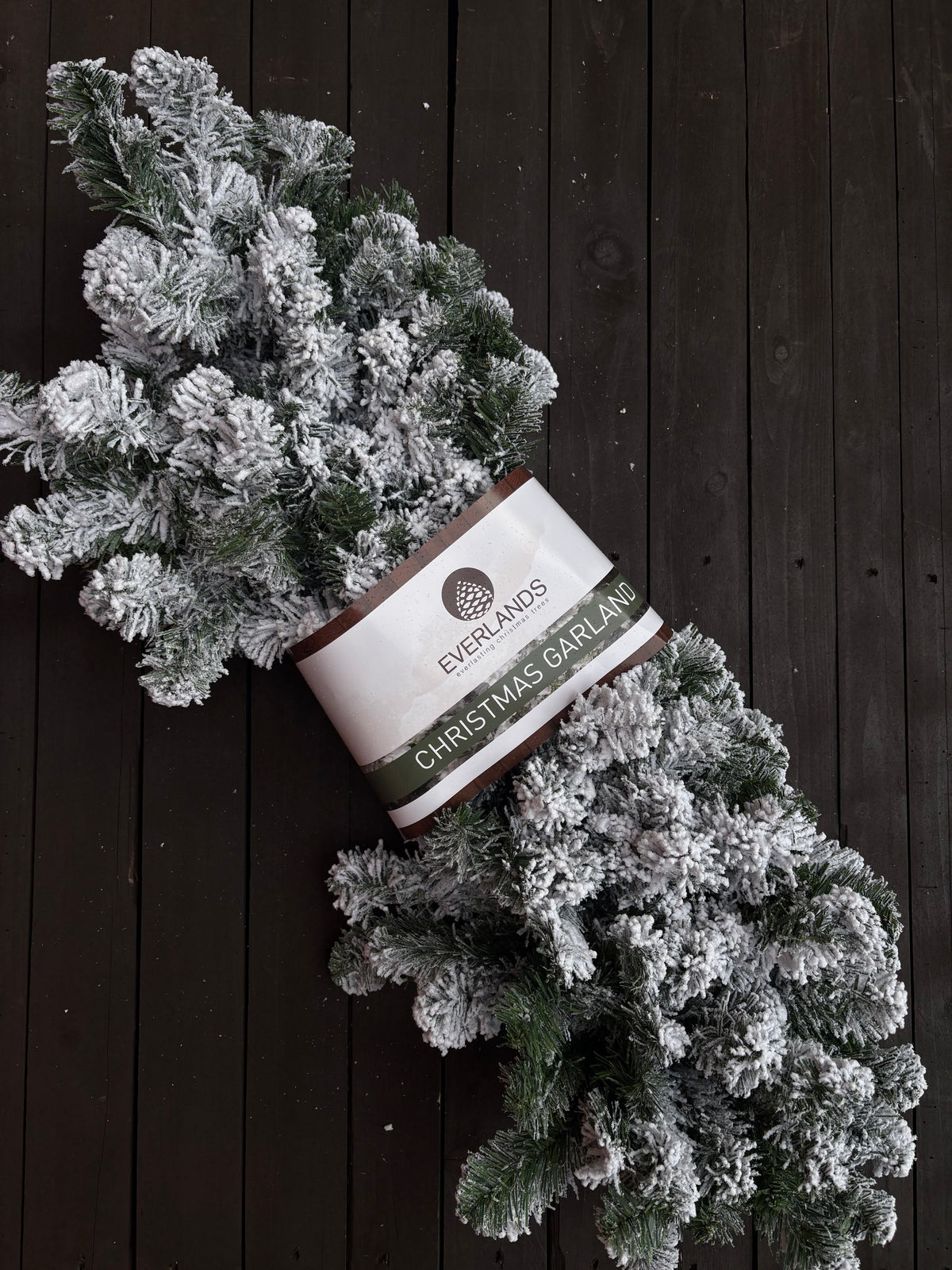 2.7m DELUXE FLOCKED SNOW GARLAND