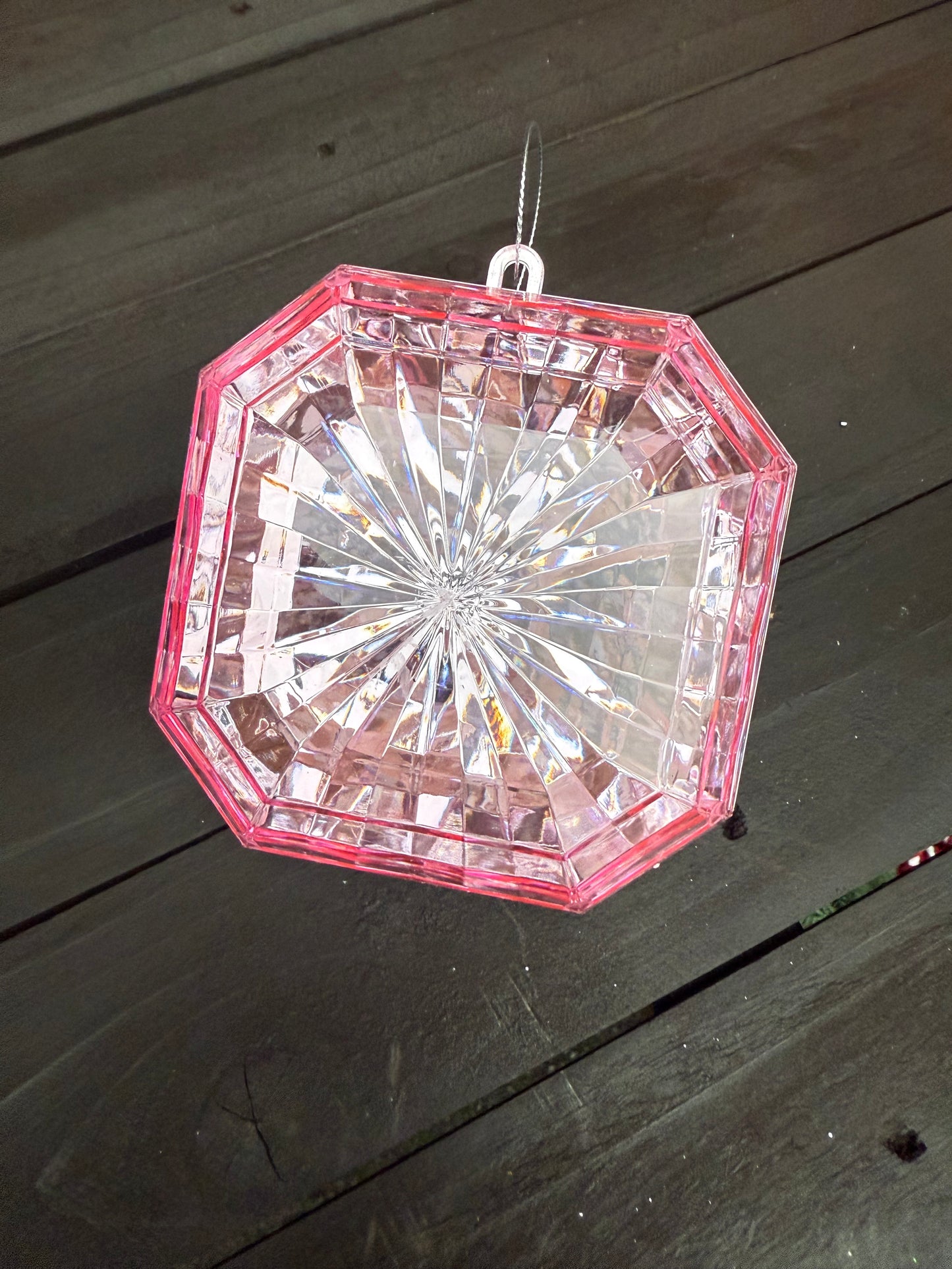 SQUARE JEWEL 4.5" X 4.75" X 2" LIGHT PINK