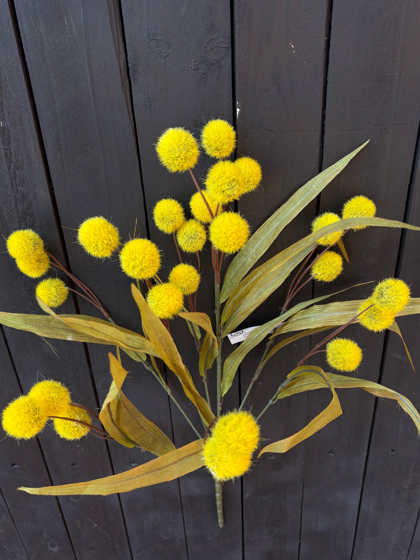 50cm FLUFFY POM POM YELLOW