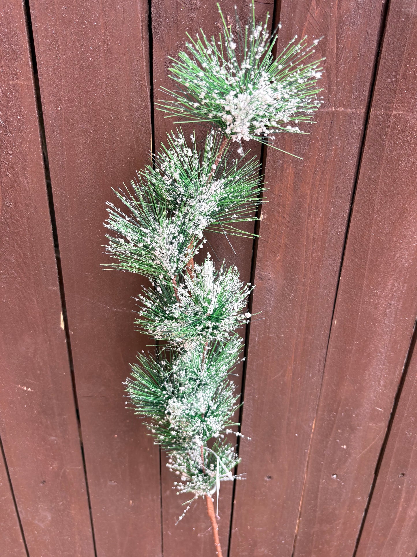 77cm SNOWY SPRUCE SPRAY GREEN/WHITE