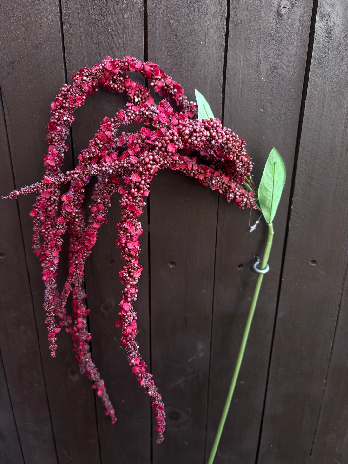 8 STEM AMARANTHUS SPRAY RED
