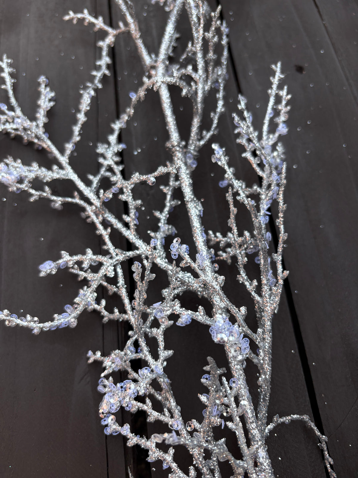 140cm SUPER FROST GARLAND SILVER