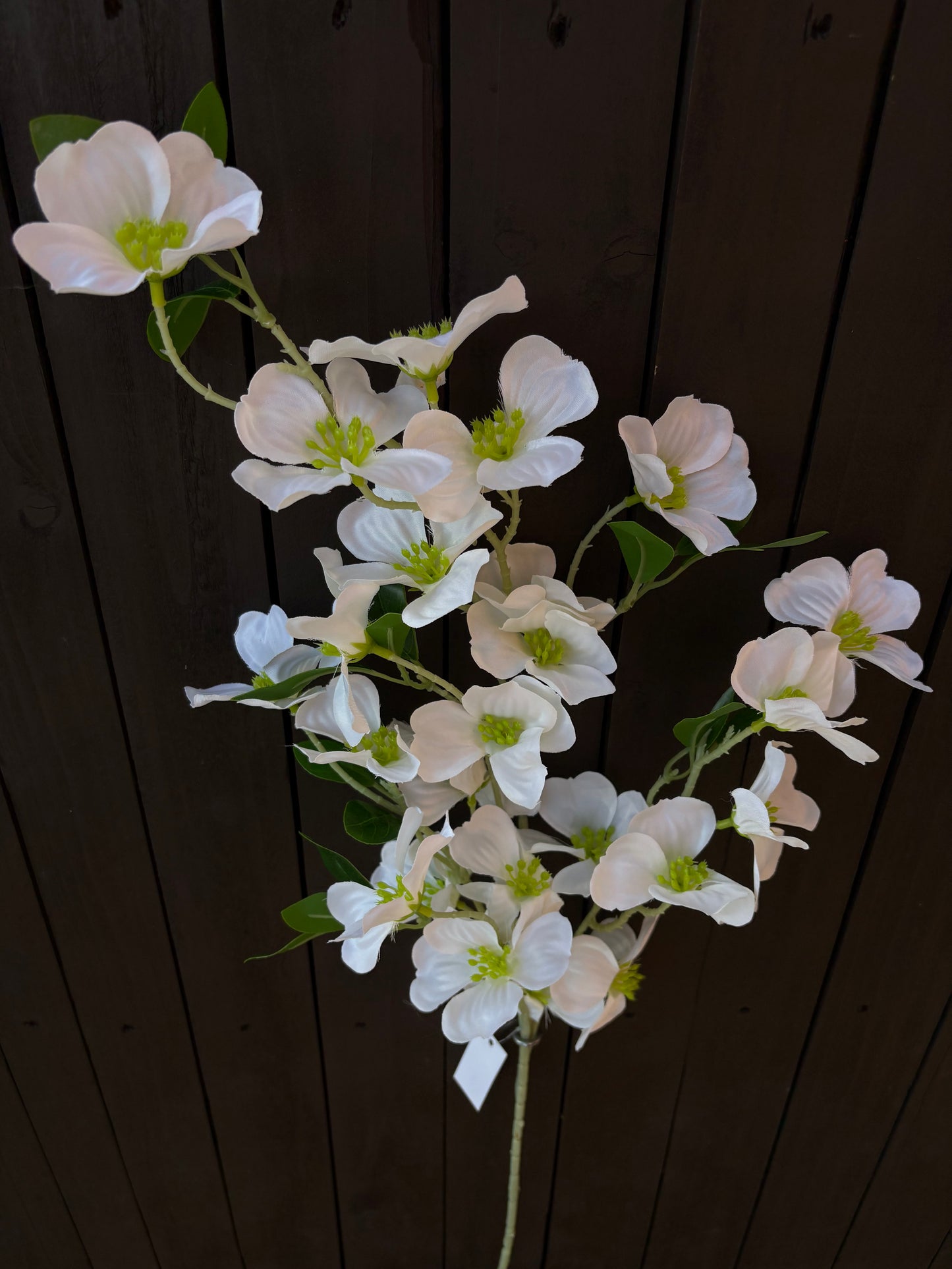 105cm LARGE DOGWOOD SPRAY IVORY