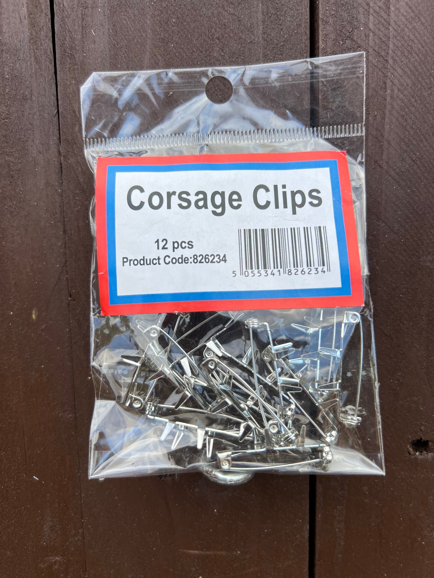 CORSAGE CLIPS x12pcs