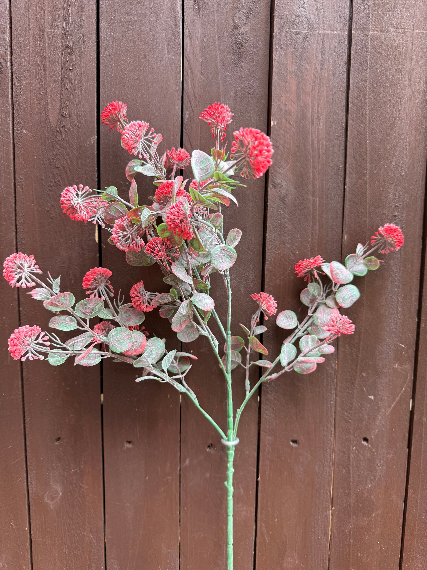 LONG STEM MINI GLOBE RED