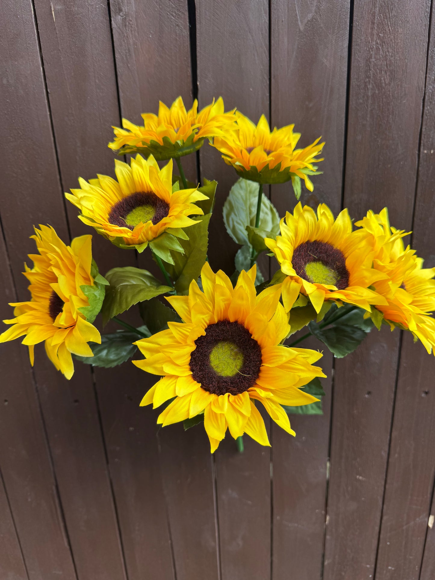 41CM DELUXE LARGE SUNFLOWER BUSH YELLOW