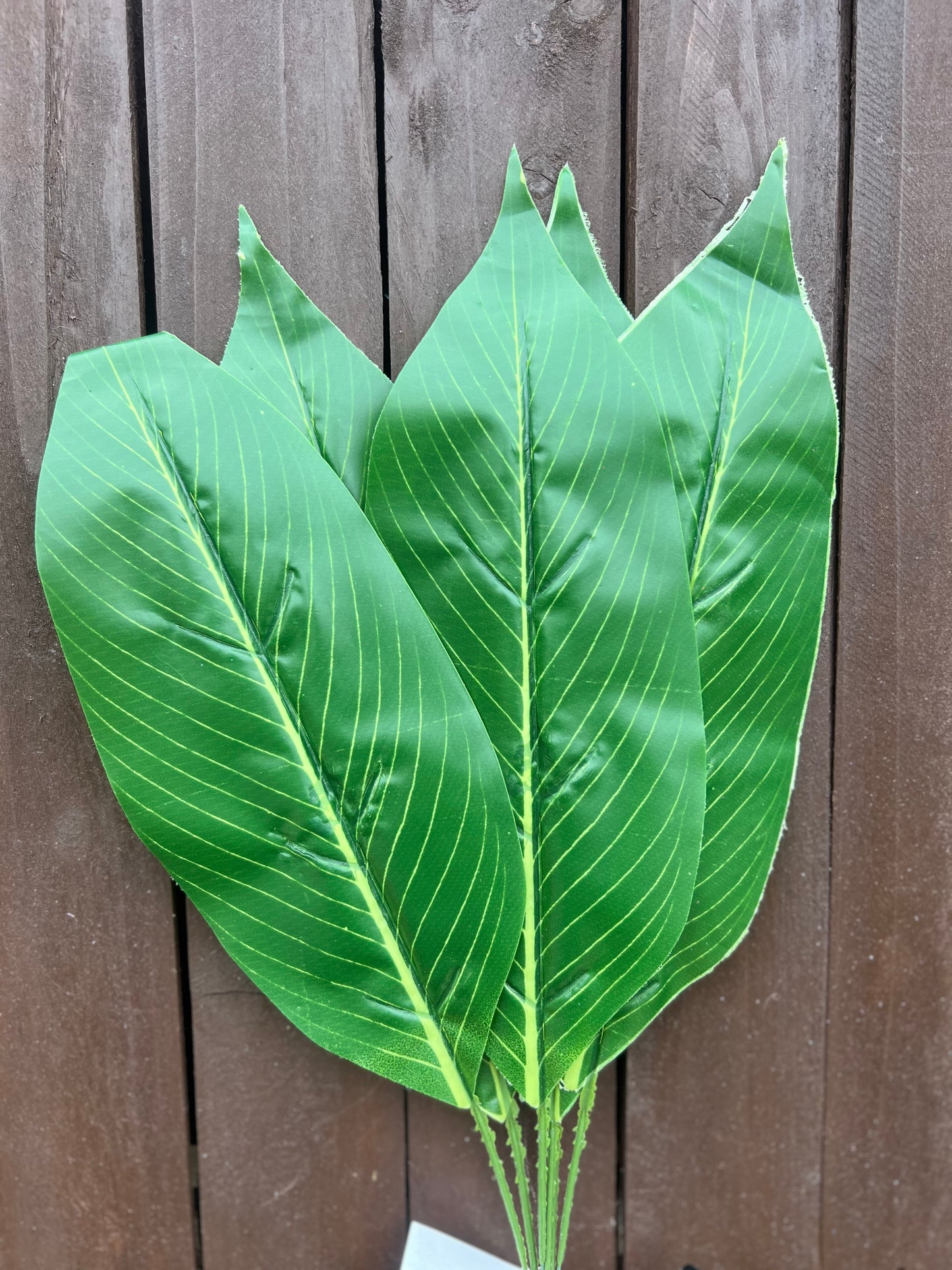 44cm ASPIDISTRA LEAF x 6pcs GREEN