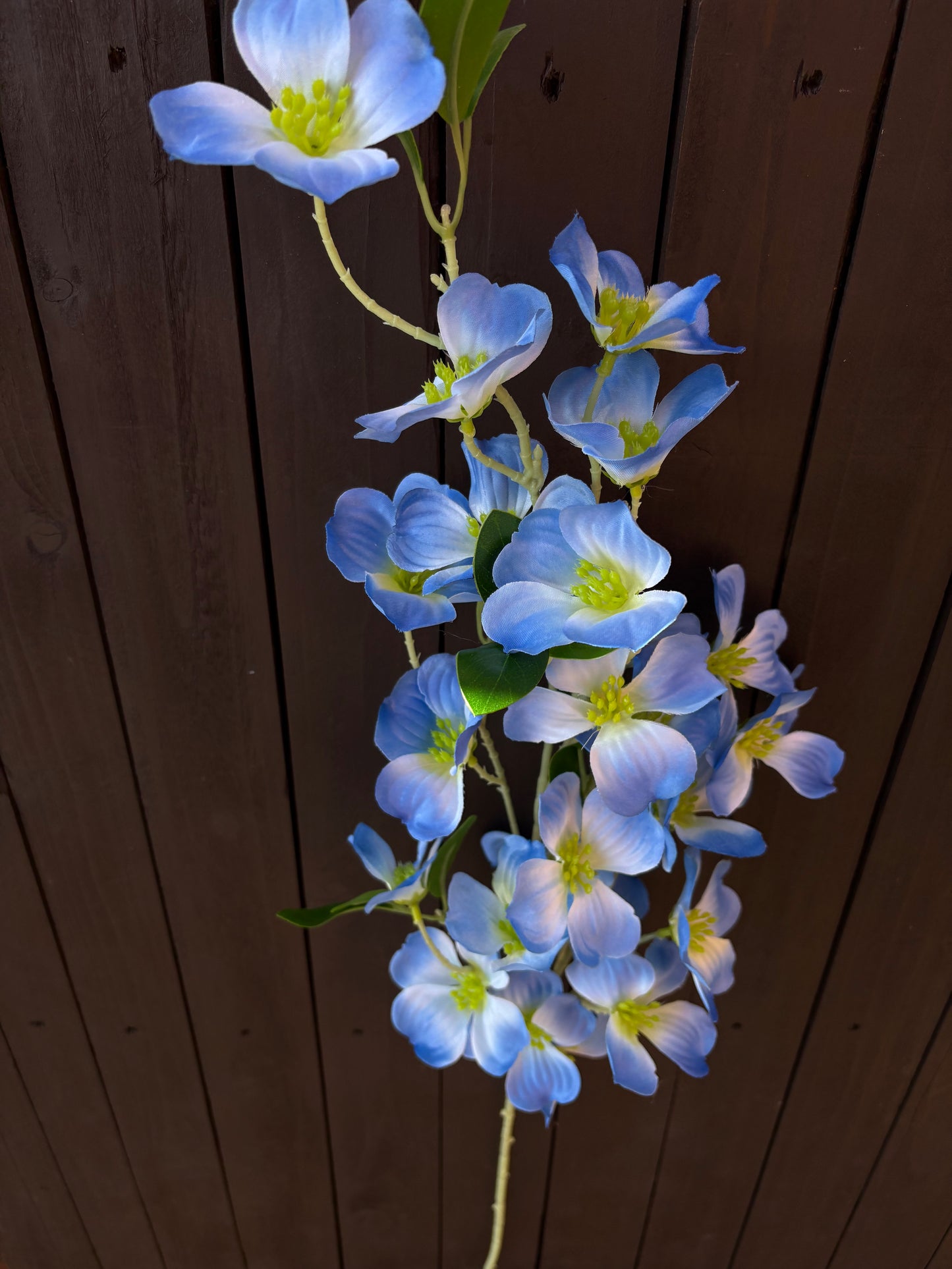 105cm LARGE DOGWOOD SPRAY BLUE