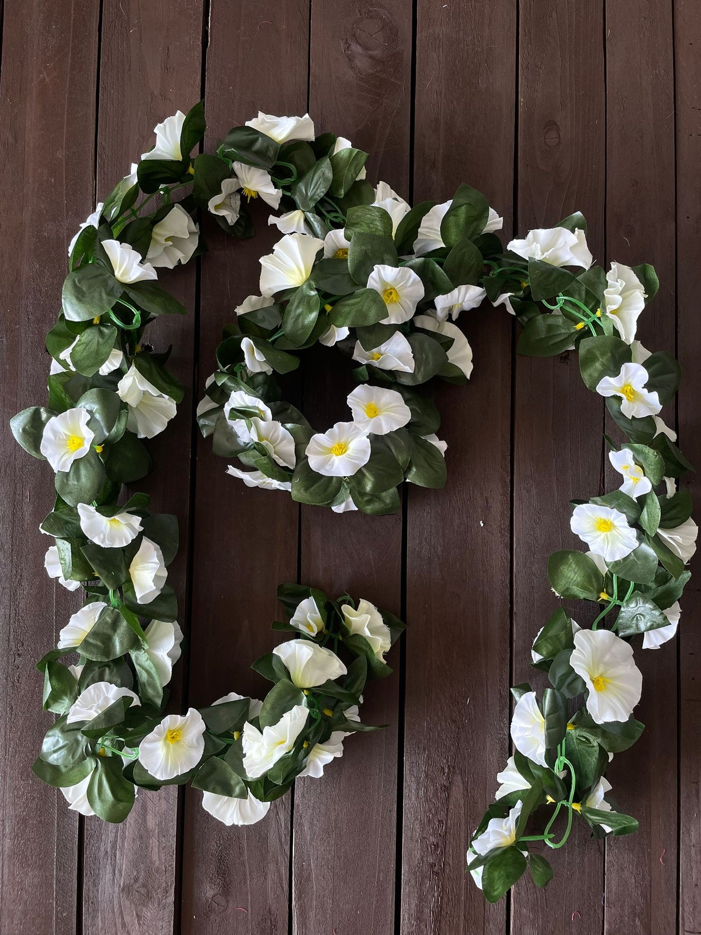 MORNING GLORY GARLAND IVORY