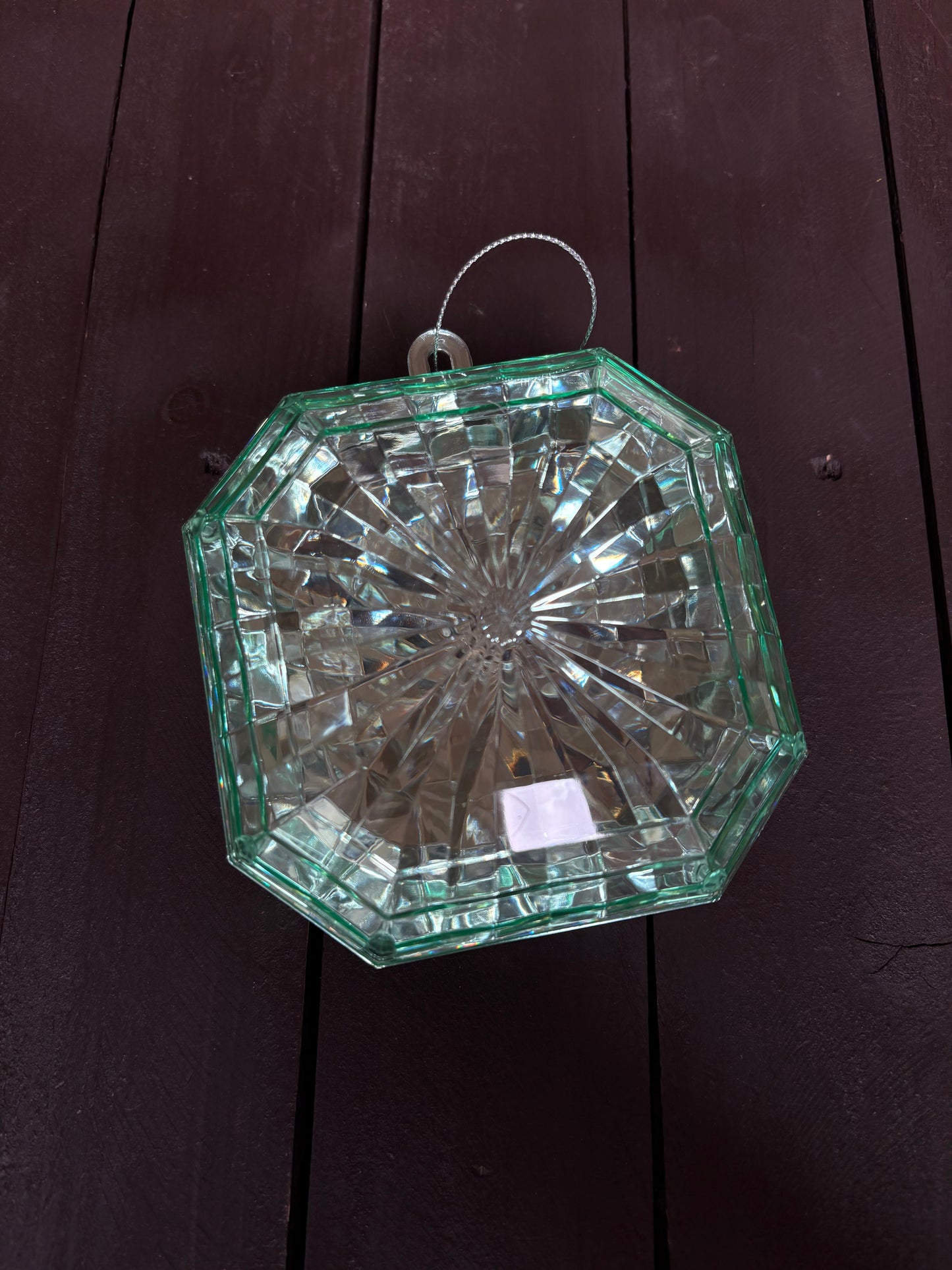 SQUARE JEWEL 4.5" X 4.75" X 2" MINT GREEN