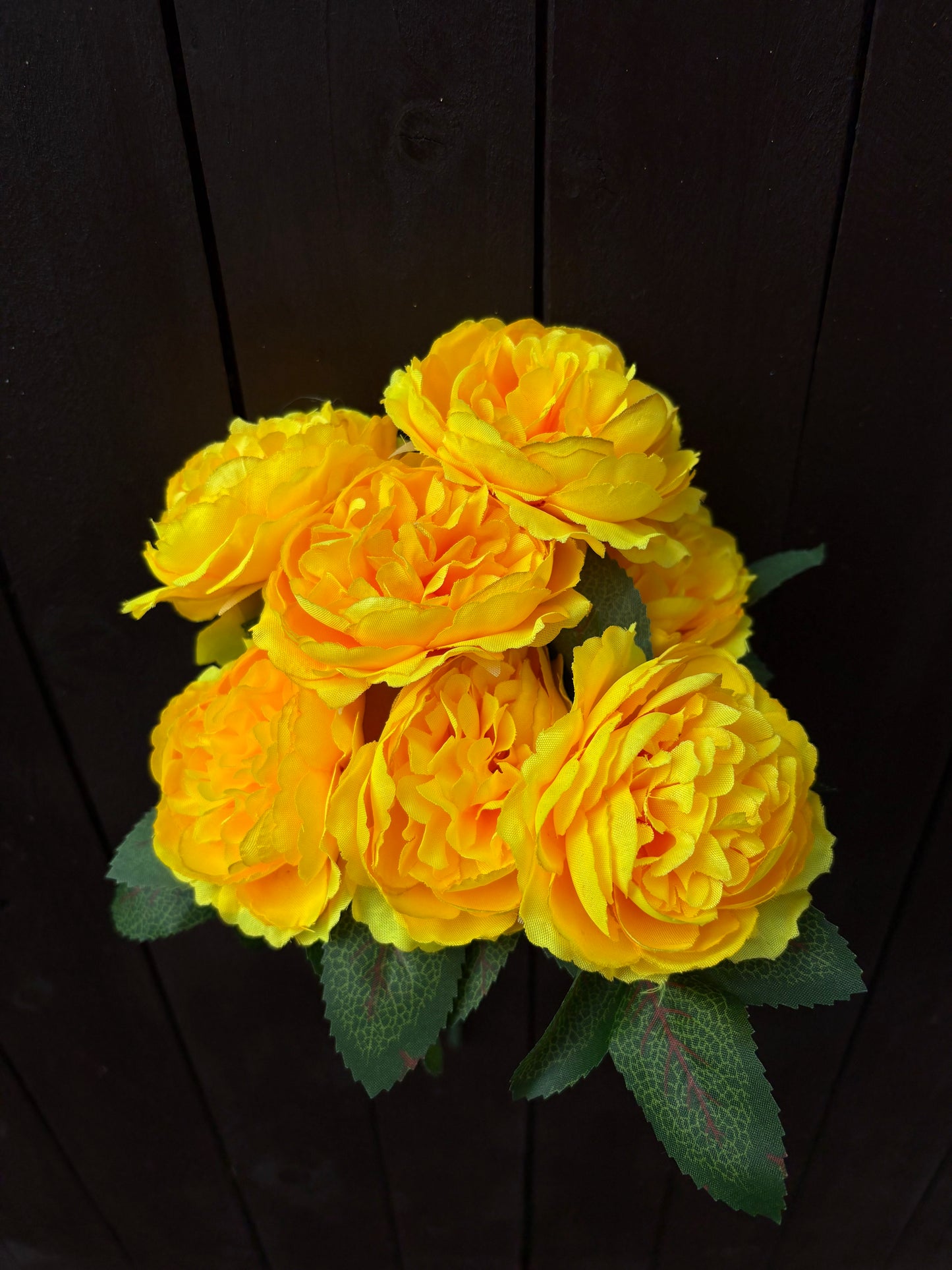 MINI ENGLISH ROSE BUNCH YELLOW