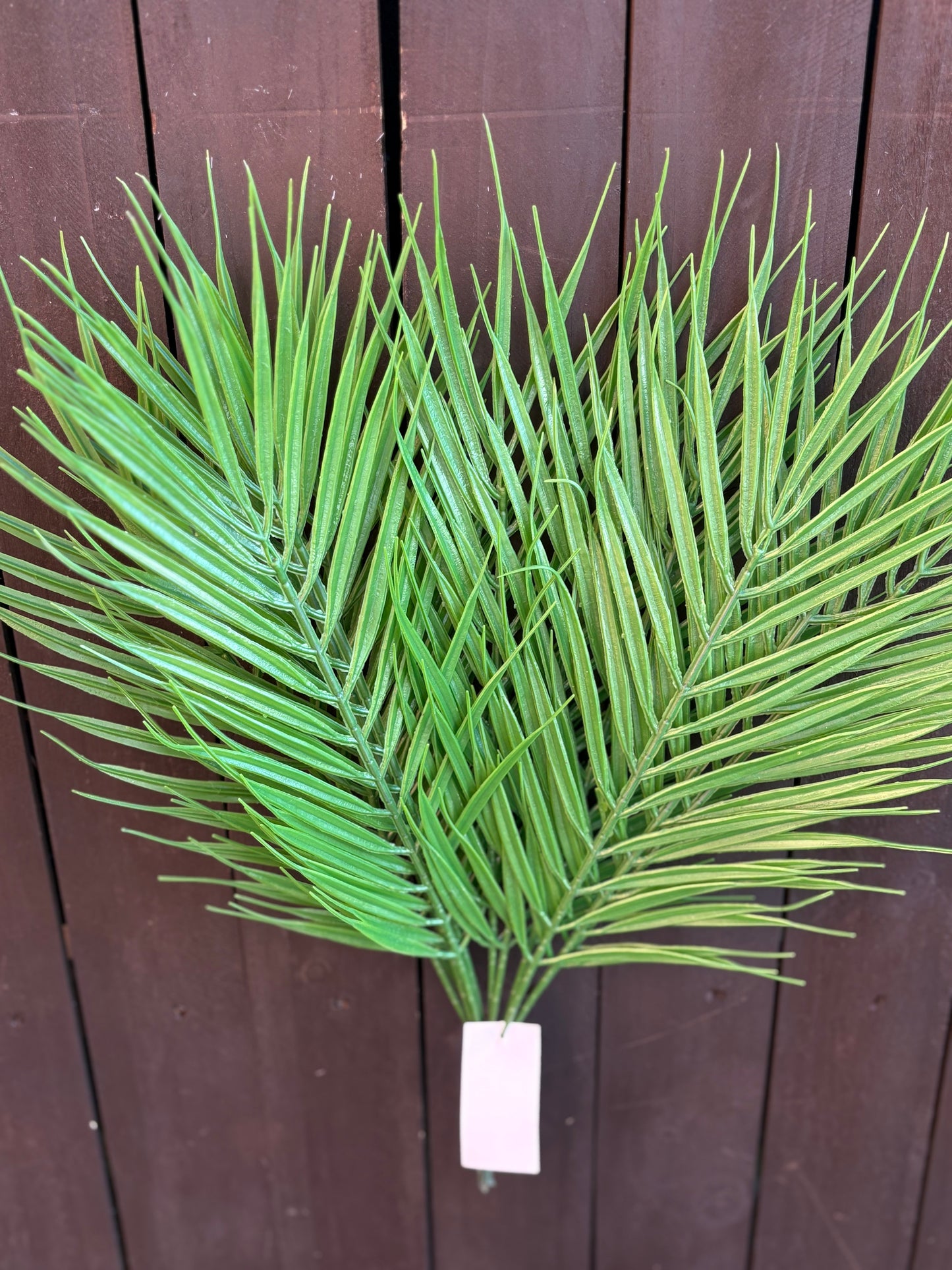 44cm PLASTIC FERN LEAF GREEN x 12 pcs