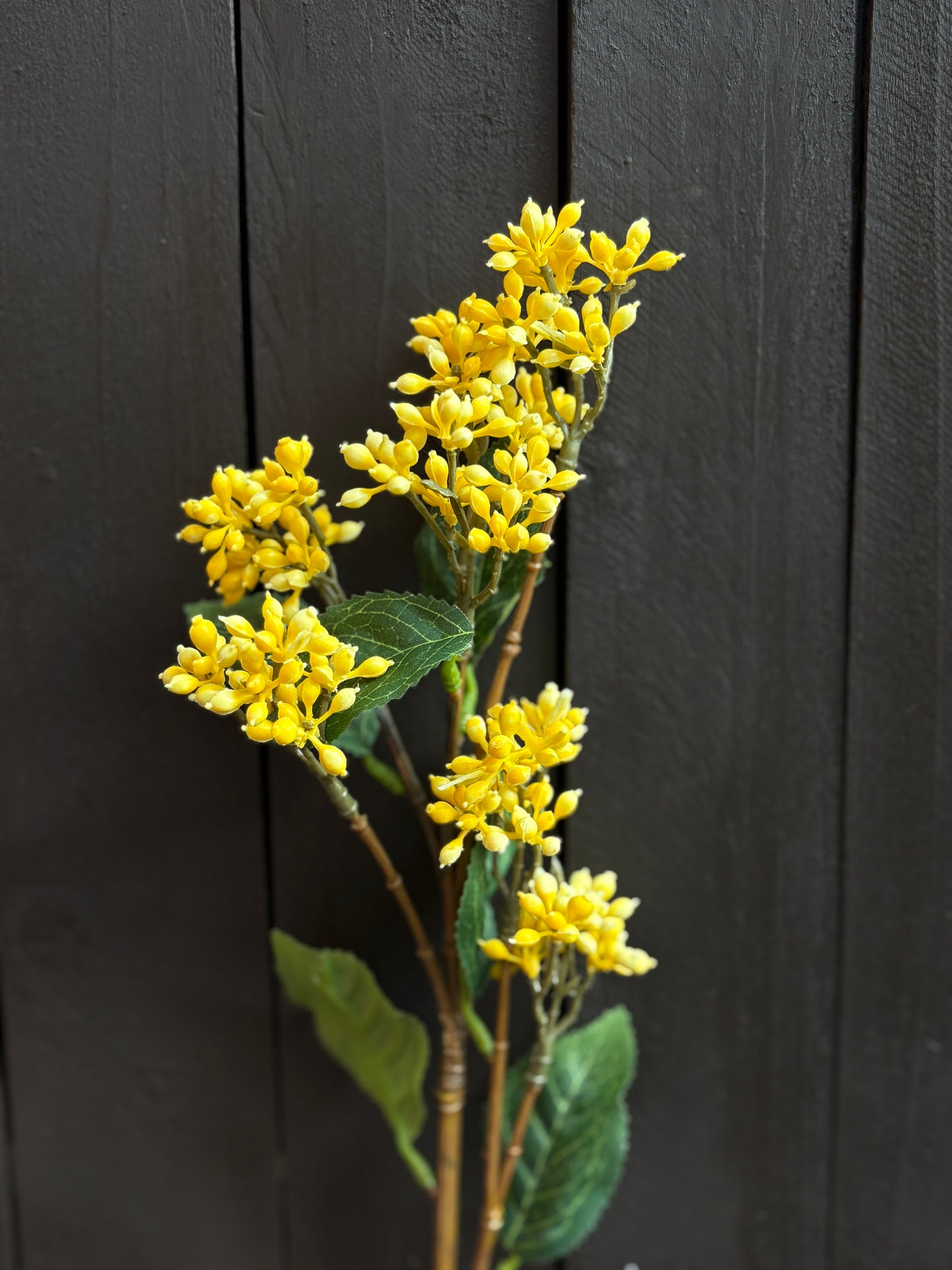 63cm CHLOE JAPANESE BERRY SPRAY LEMON