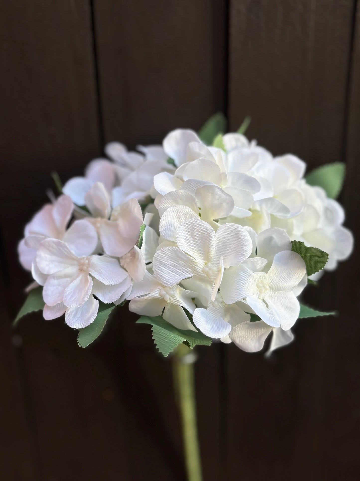 29cm HYDRANGEA BUSH IVORY