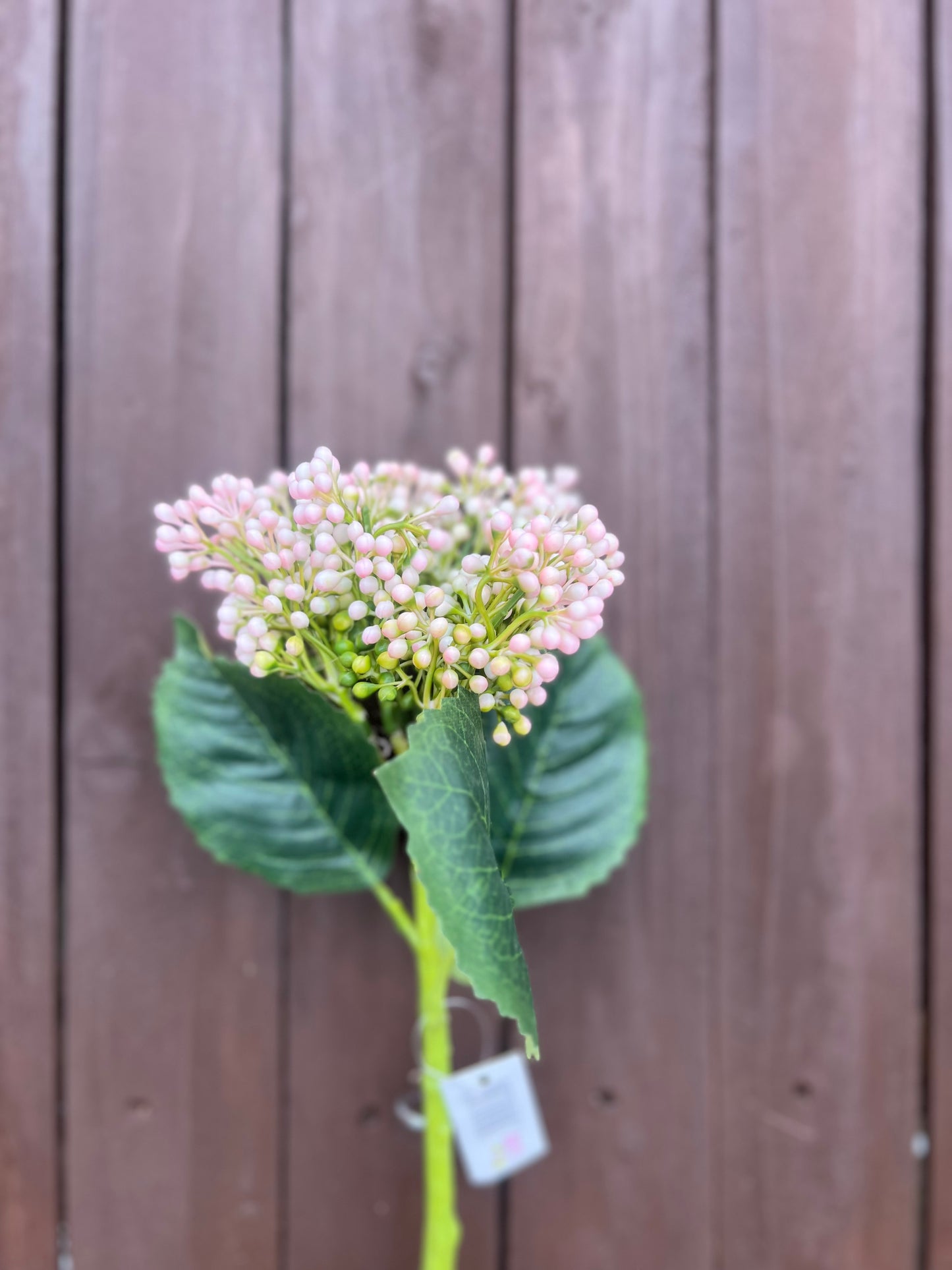 34cm MINI PLASTIC BERRY SPRAY PINK