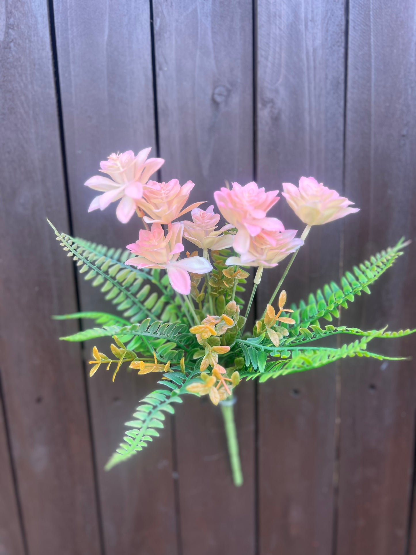 FLOWER SUCCULENT LIGHT PINK