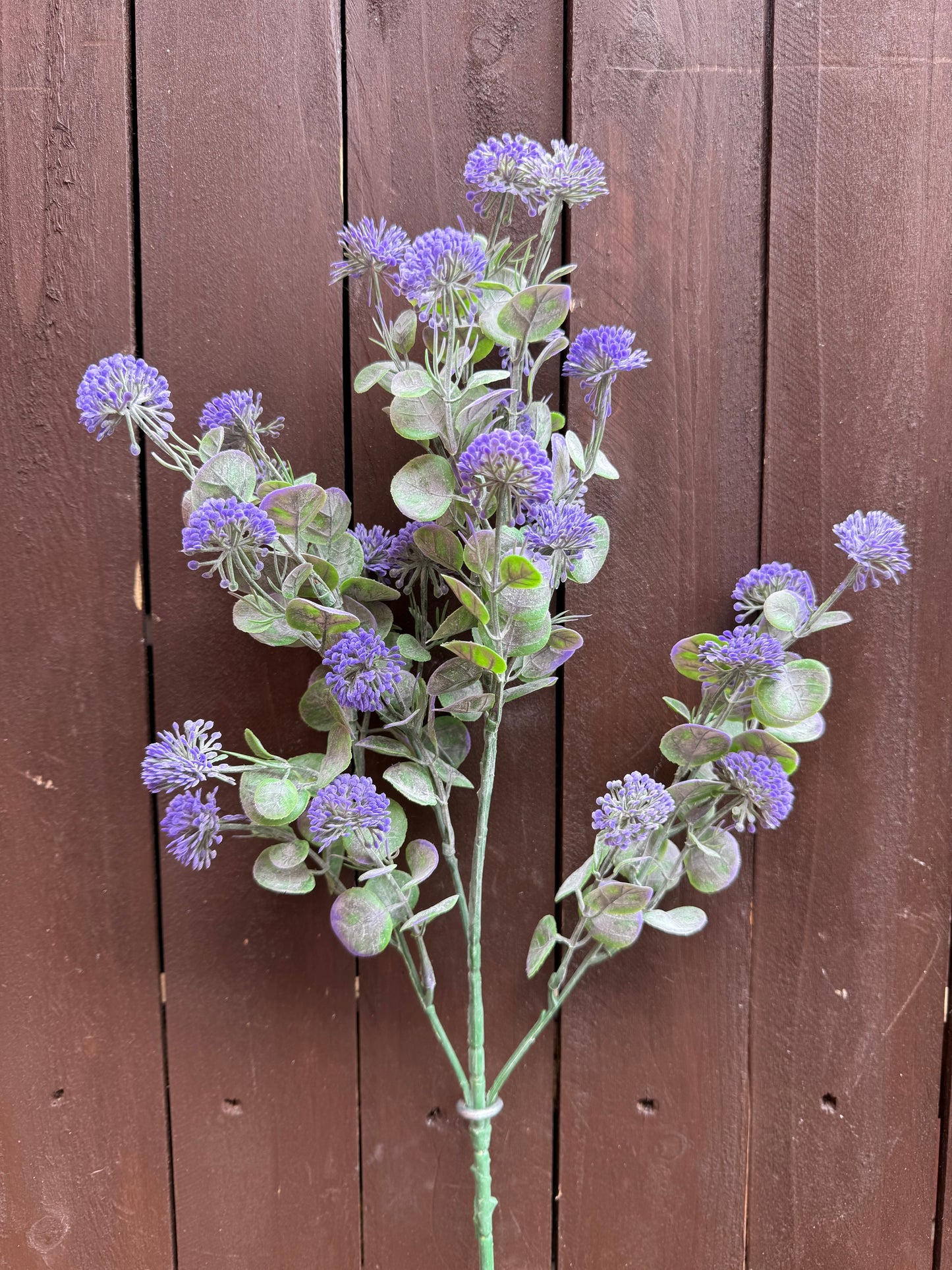 LONG STEM MINI GLOBE PURPLE
