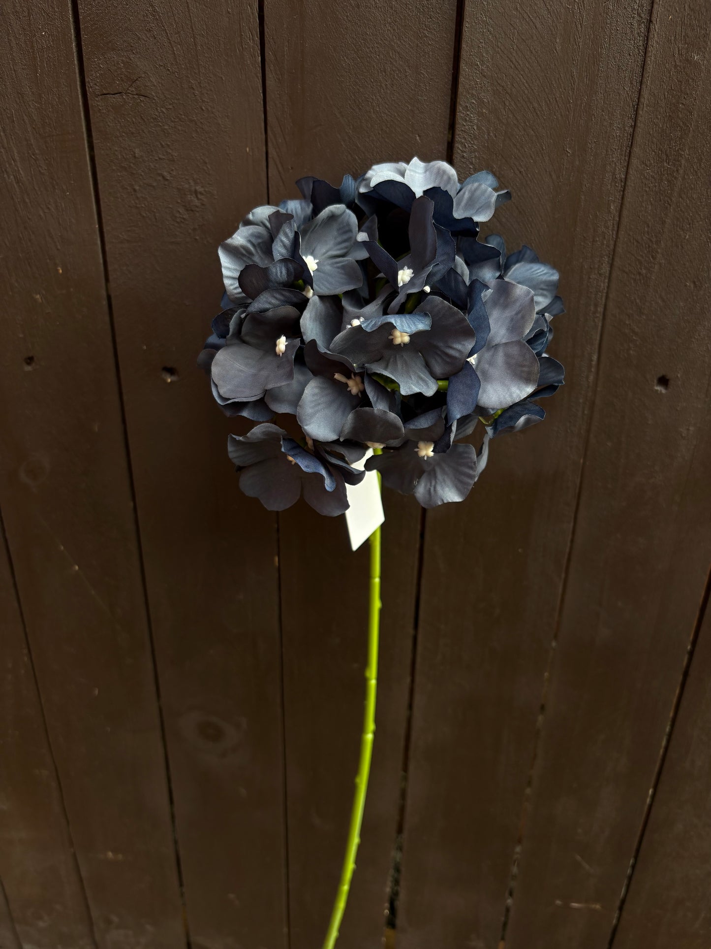 62cm LONG STEM HYDRANGEA NAVY