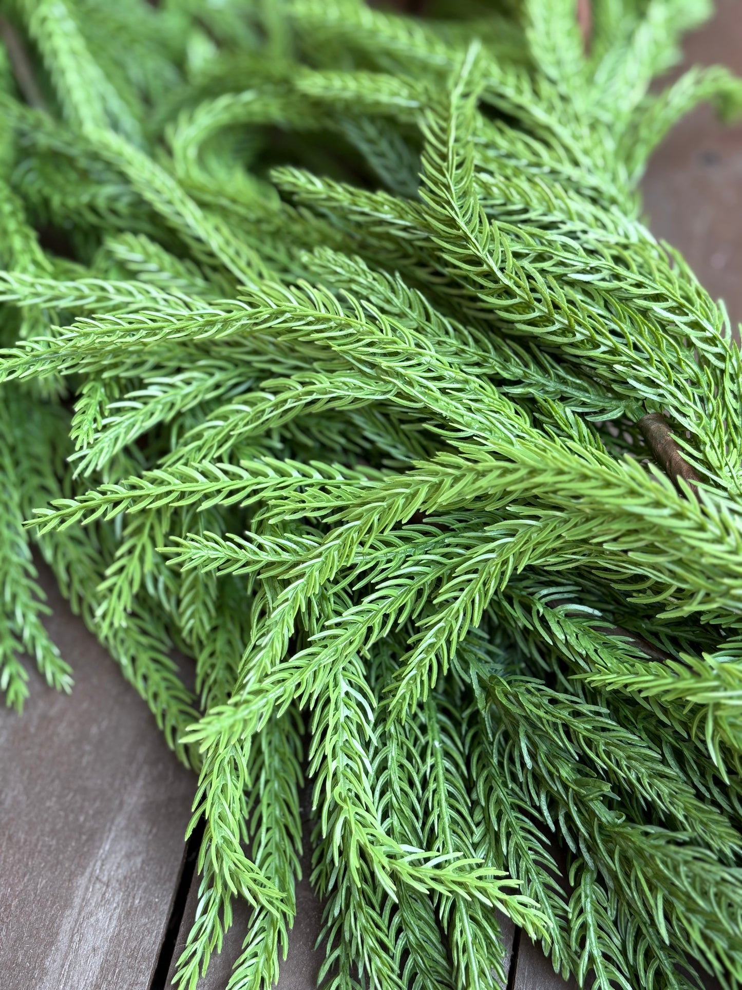 175cm DELUXE REAL TOUCH WEEPING NORFOLK PINE GARLAND