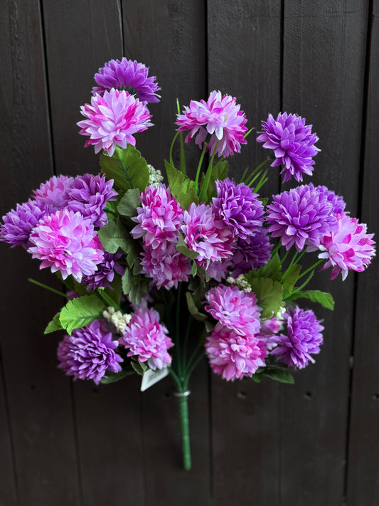 MIX CHRYSANTHEMUM BUSH LILAC/PURPLE
