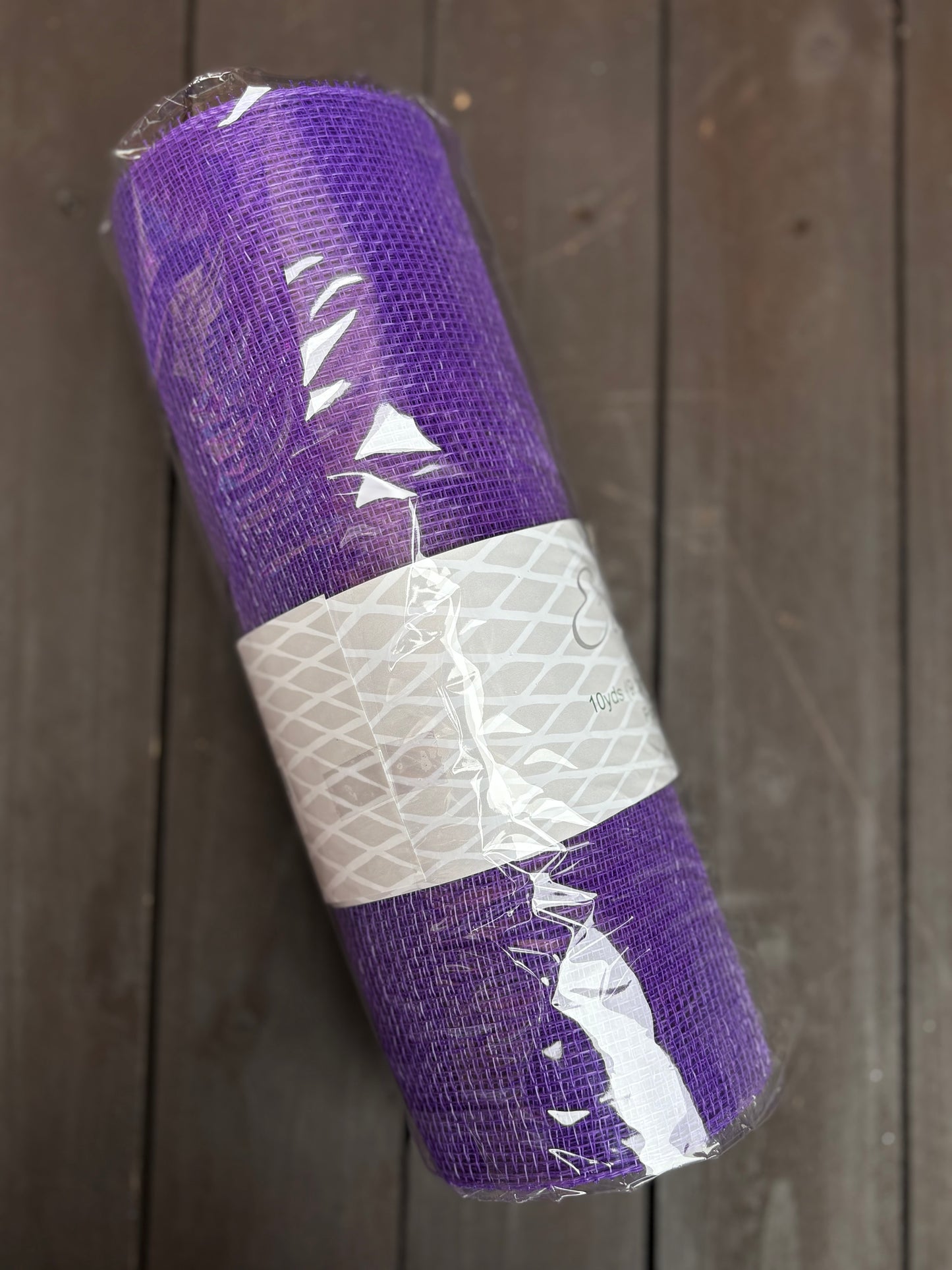 PLAIN DECOMESH PURPLE 25cm x 9.1m (10 yards)
