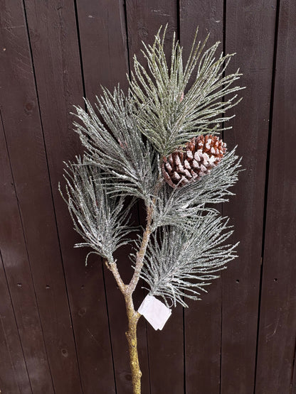 75cm WINTER NEEDLE PINE BRANCH