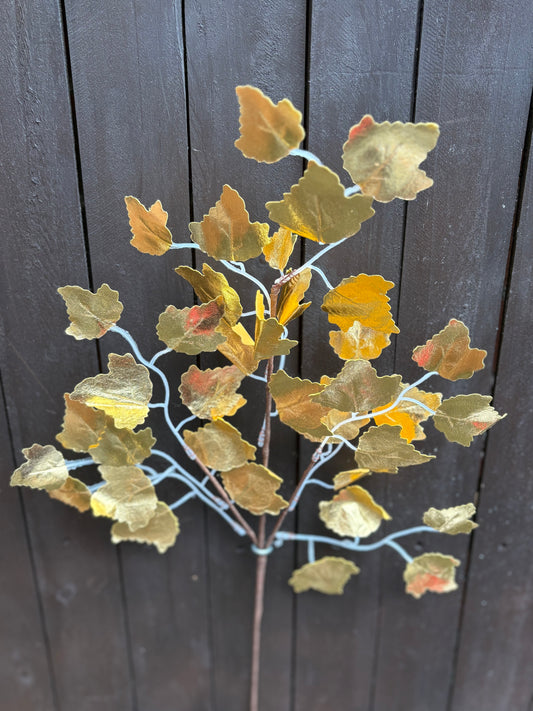 58cm GLOSSY LEAF GOLD