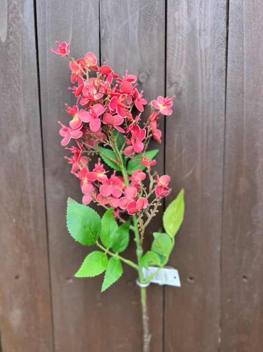 52cm REAL TOUCH DAPHNE SPRAY DARK PINK/STRAWBERRY