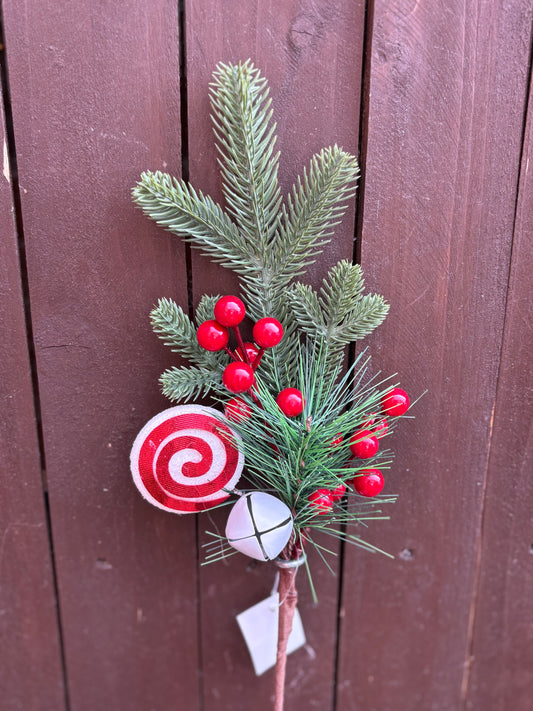 40CM CANDY SWIRL BELL PICK