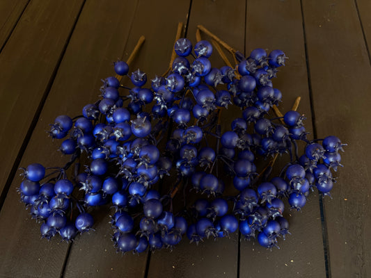 PACK 12 20cm GLOSSY ROSEHIP NAVY
