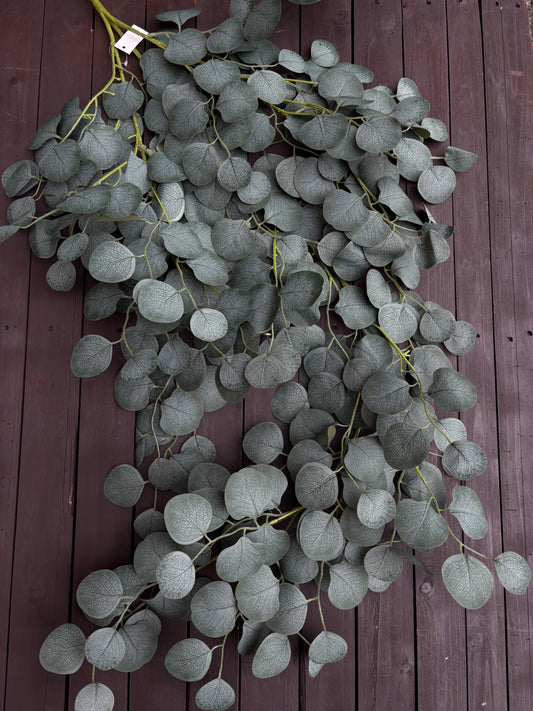 127cm LARGE TRAILING EUCALYPTUS GREY