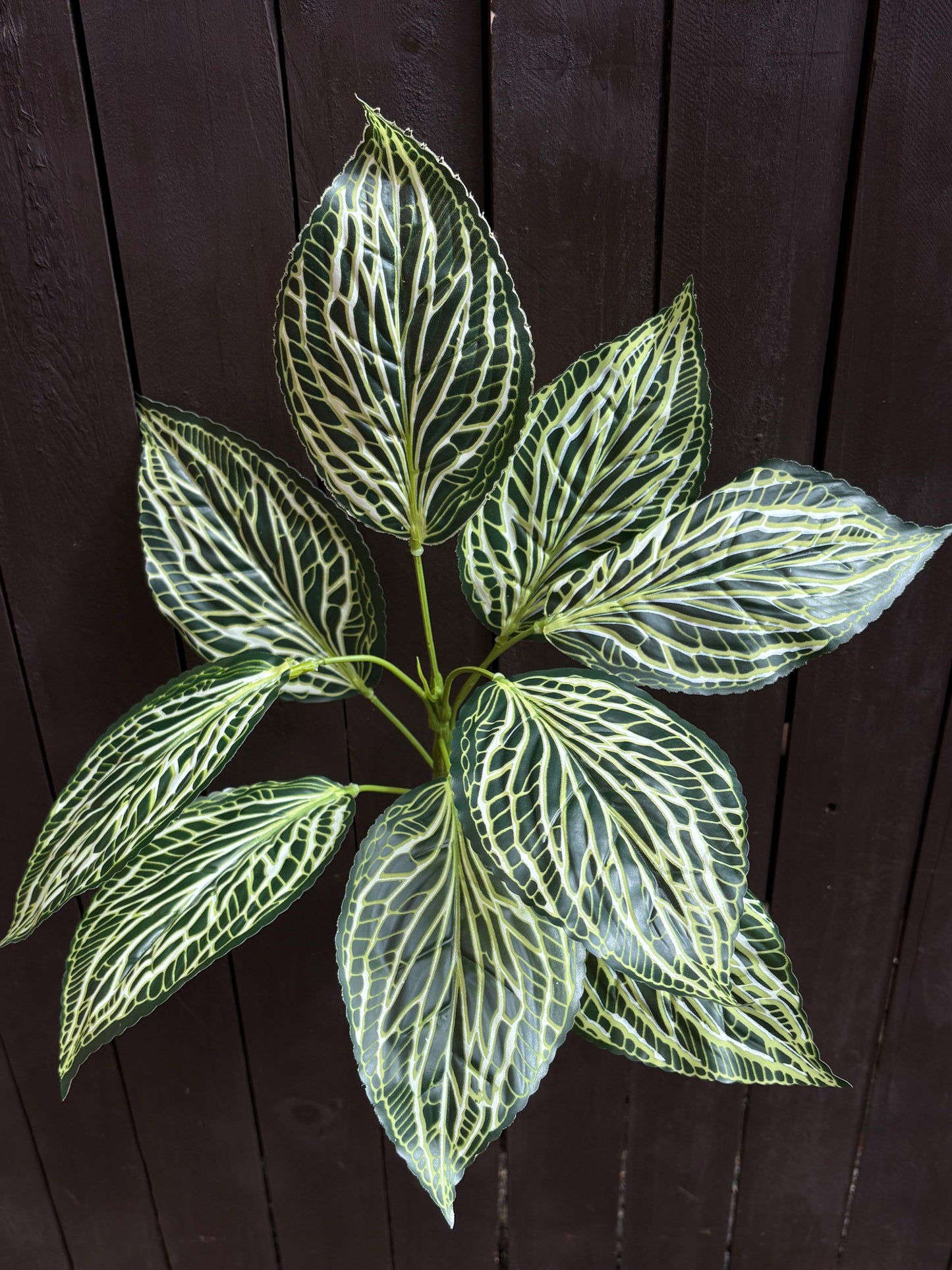 40cm LEAFY BUSH GREEN/YELLOW