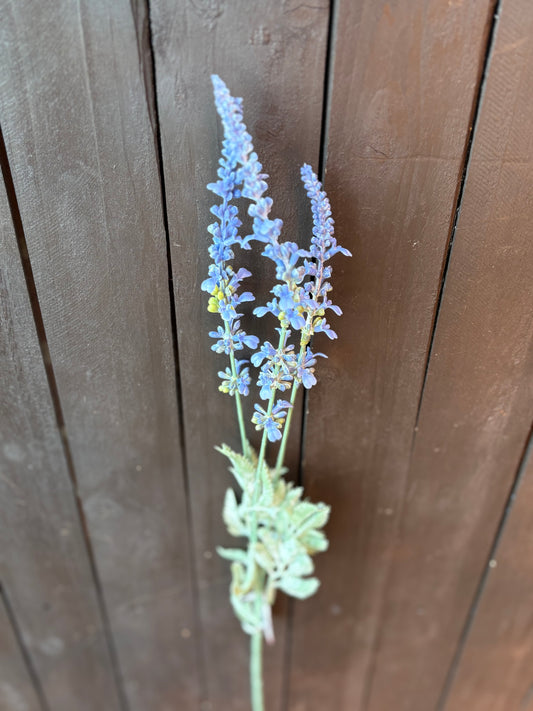 66cm GARDEN LAVENDER SPRAY BLUE
