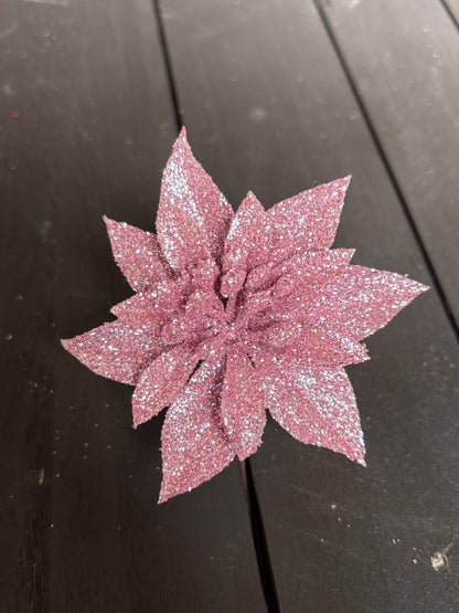 ASSORTED BAG 12cm SINGLE POINSETTIA x 14pcs