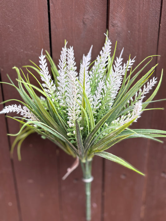32cm WAXED ASTILBE BUSH IVORY