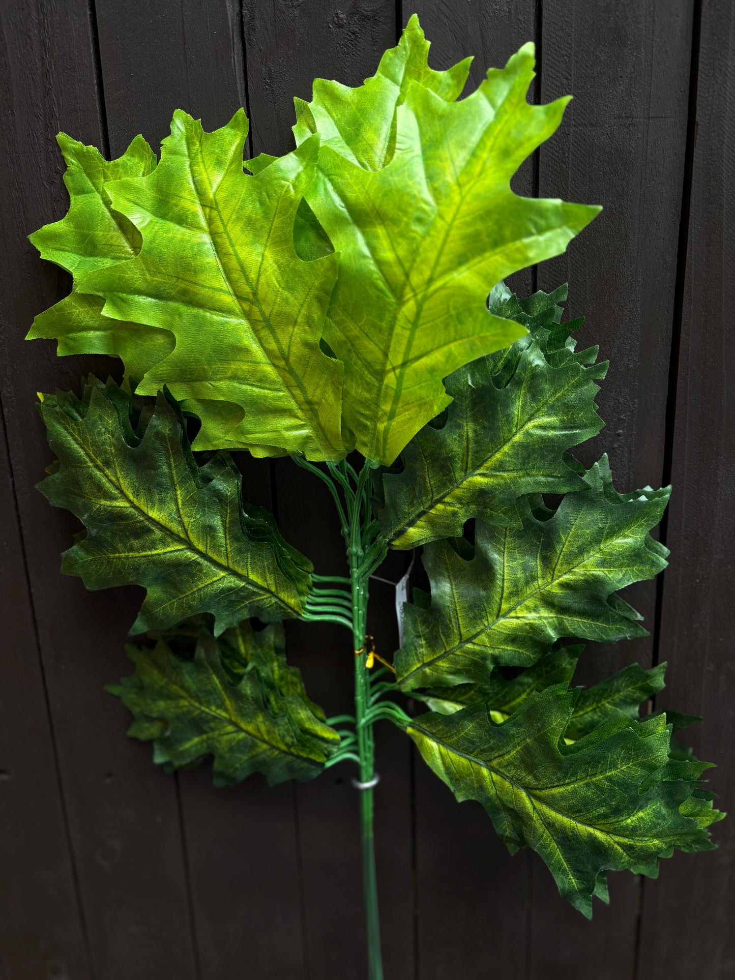 55cm OAK LEAF SPRAY x 6pcs