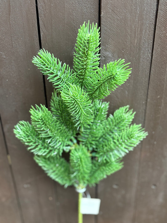 45cm LONG PLASTIC PINE SPRAY GREEN