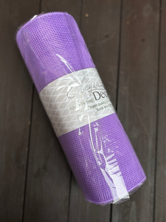 PLAIN DECOMESH LILAC 25cm x 9.1m (10 yards)