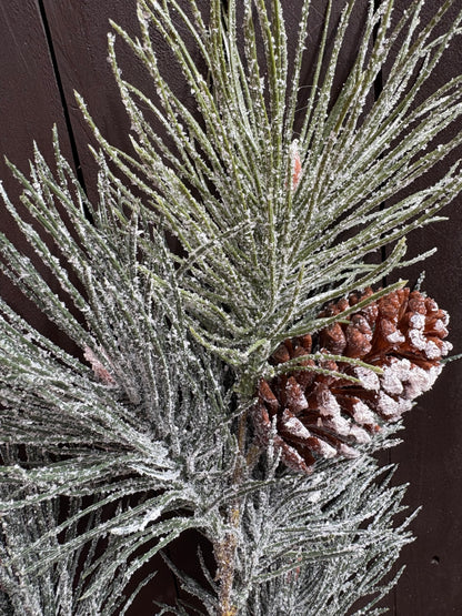 75cm WINTER NEEDLE PINE BRANCH