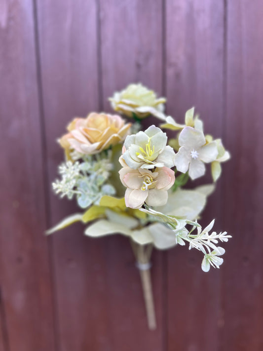 VINTAGE ROSE BUNCH GREEN