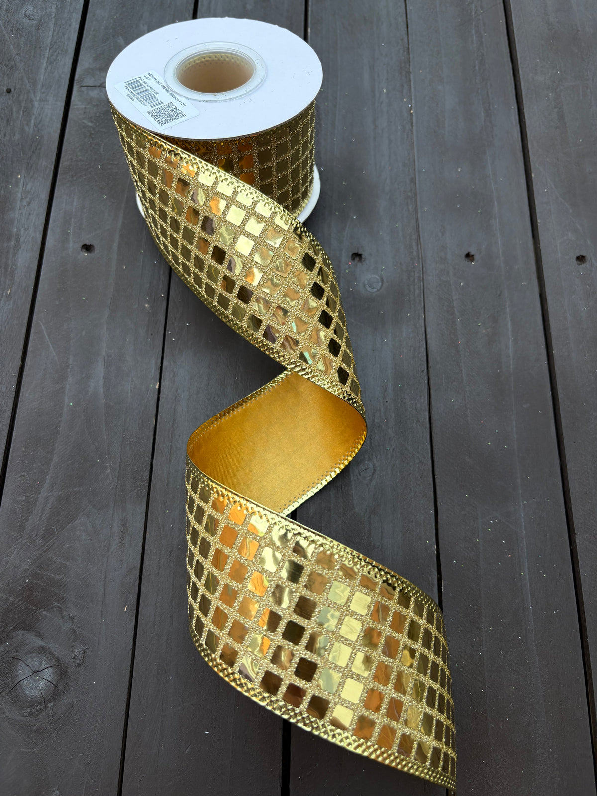 WIRED DISCO RIBBON GOLD