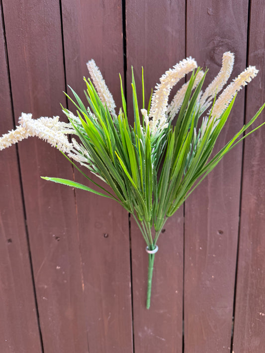 SEEDED LAVENDER WITH GRASS IVORY