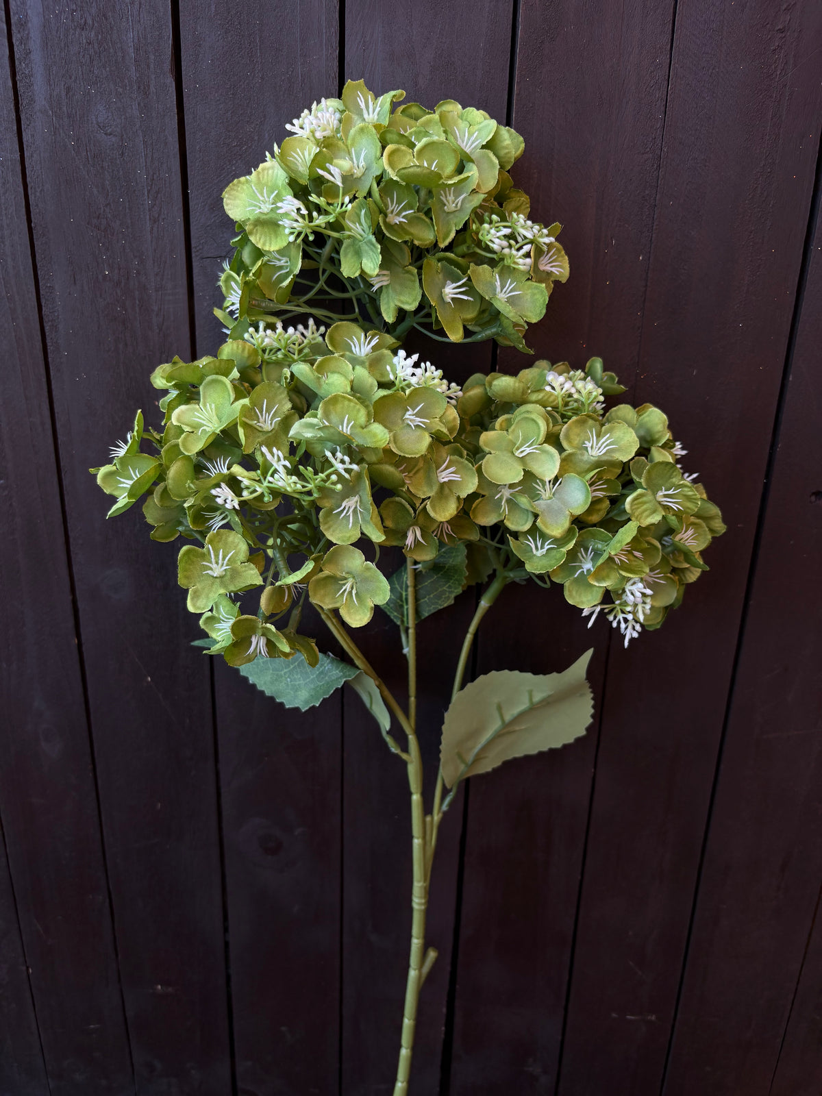 72cm BUDDING HYDRANGEA SPRAY GREEN