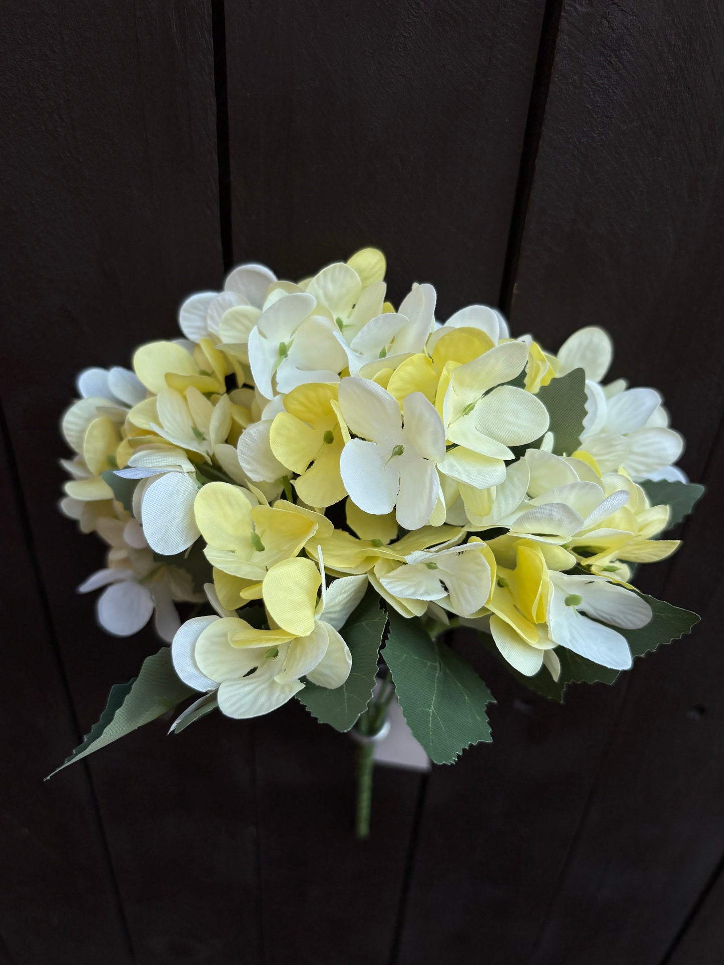 25cm HYDRANGEA BUSH LEMON