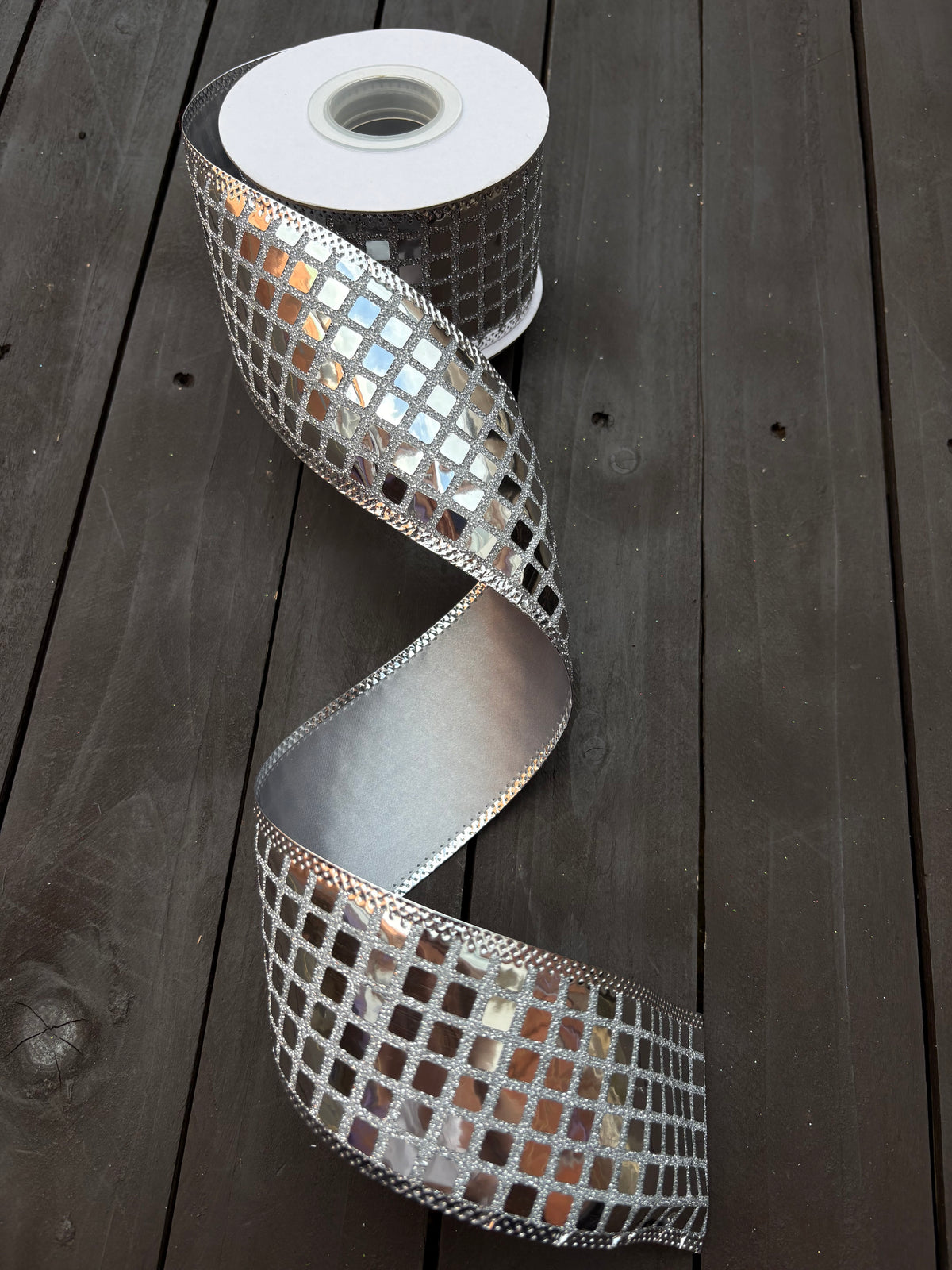 WIRED DISCO RIBBON SILVER