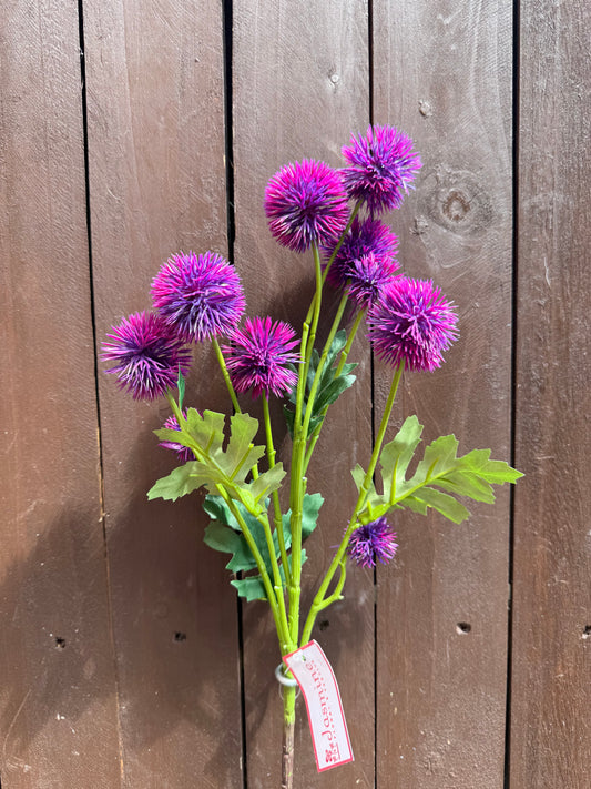 61CM PLASTIC POM POM SPRAY PURPLE