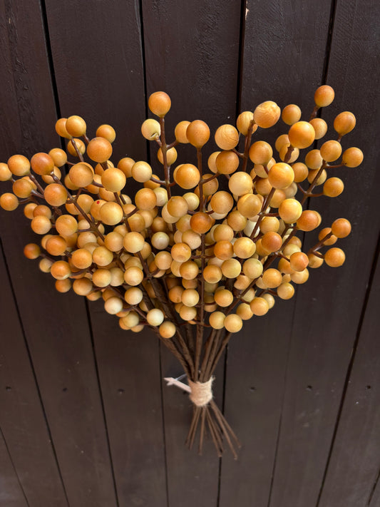 45cm SEASONAL BERRY HANDTIE COFFEE
